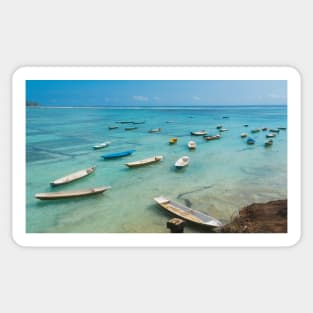 Bali Fishing Boats Sticker